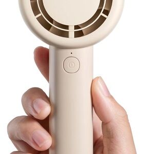 Portable Beige Handheld Fan (2)